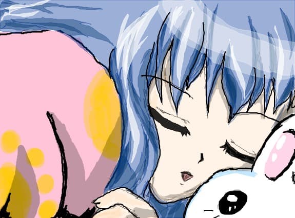 sleeping anime