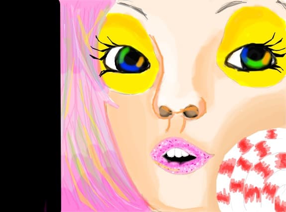 Rainbow girl
