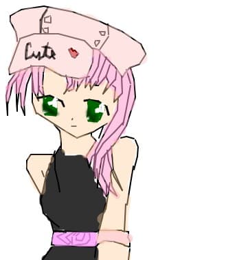 eu (anime) la clubul care l-am facut cu pasionata de desen adika clubul Drawers!