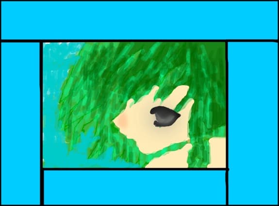 green anime