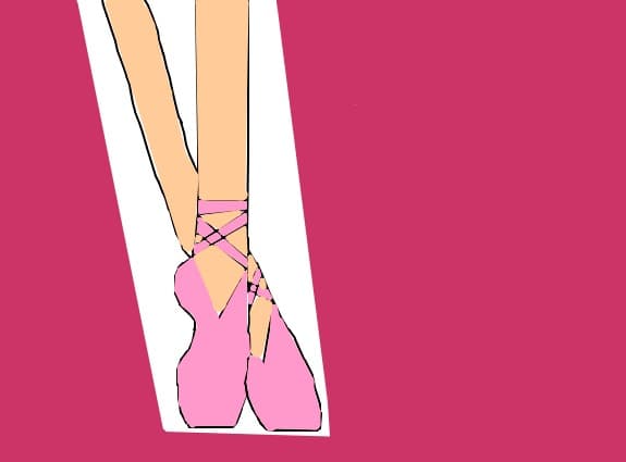 picioare de balerina