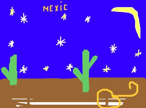 mexic in noapte!!! si o franghie lasata de un cowboy
