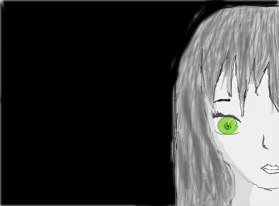 green eye