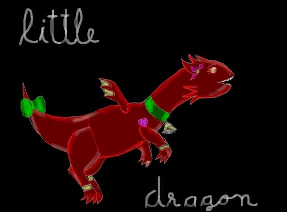 Desen 67207 continuat:little dragon
