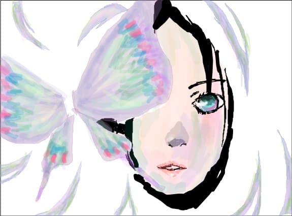 butterfly girl