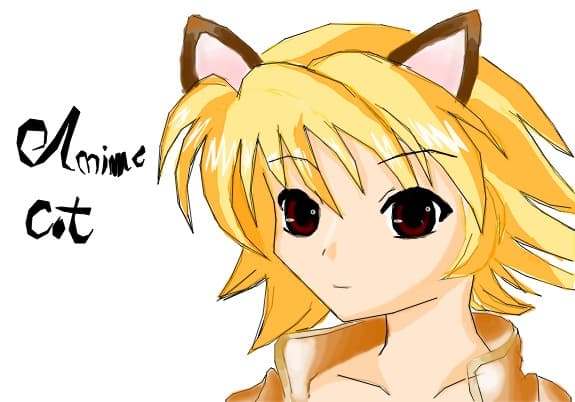 cat anime girl