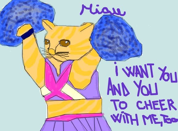 Cheerleader Cat