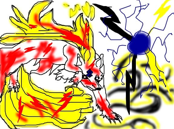 un lup de lumina