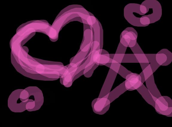 One star and  three hearts