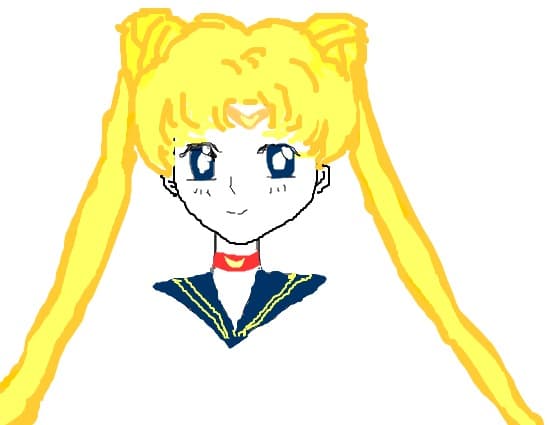 Desen 68338 modificat:Sailor moon