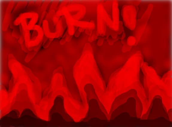 burn in hell
