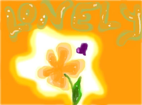 lonely flower