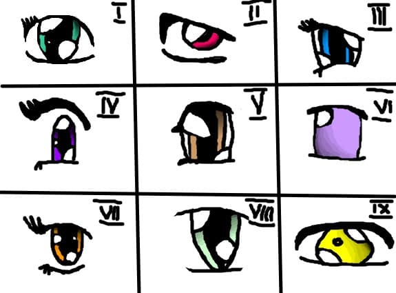 Anime eyes