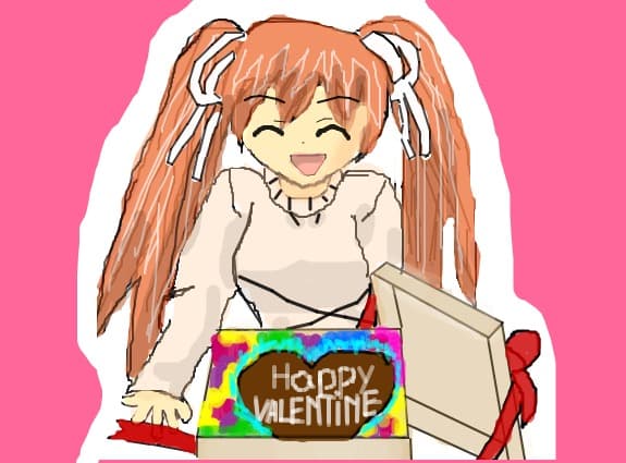 happy valentine`s anime