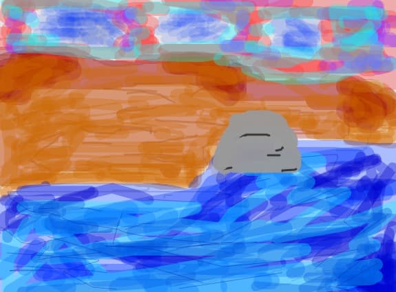 un peisaj cu mare