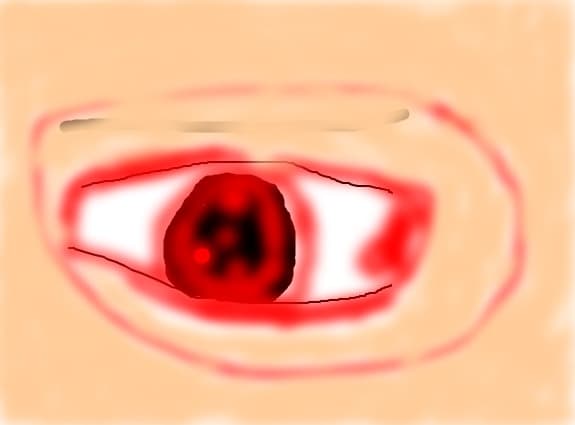 sharingan in ochi normal