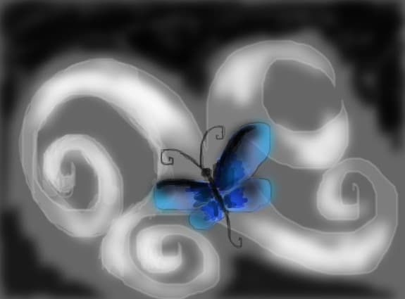 un fluture