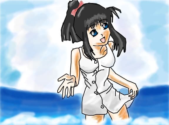 Anime summer girl