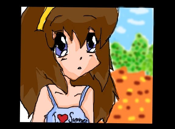 anime summer girl