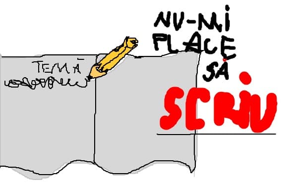 nu-mi place sa scriu
