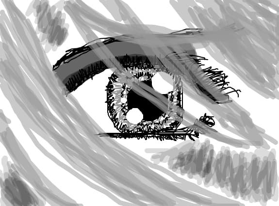 Anime eye.