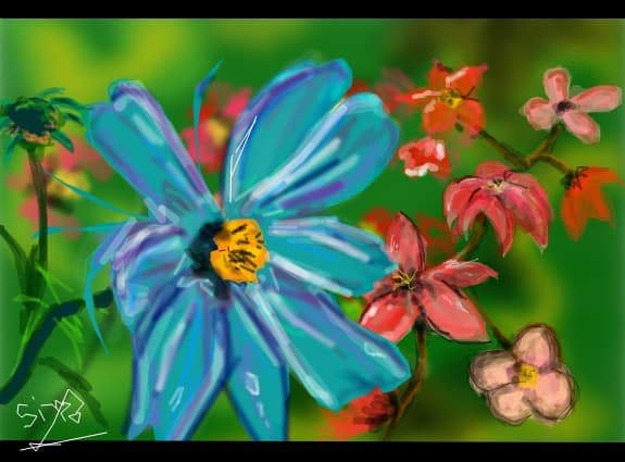 frumusetea florilor iti da aripi:))
