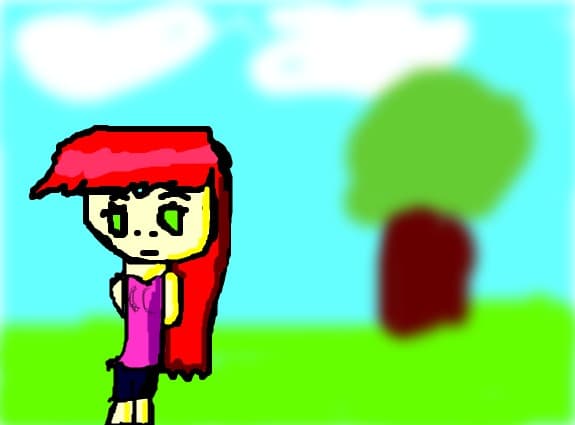 O fata anime care se plimba