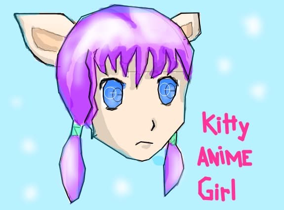 kitty anime girl