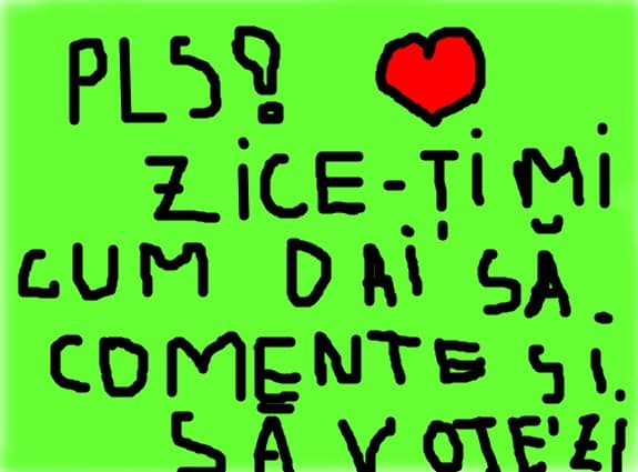 cum  se  voteaza  si  se  comenteaza  va  rog  spunetimi