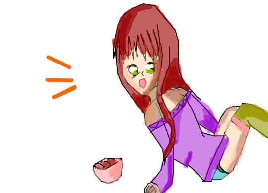 anime girl cookie