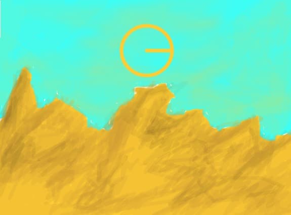 desert...arsita is in di air