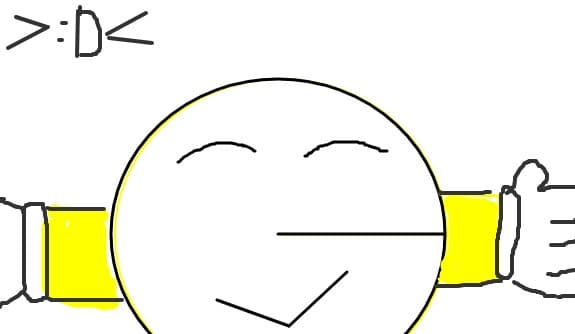 >:D<