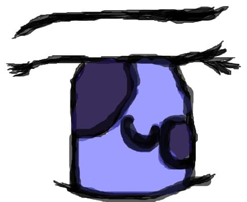 ...anime eye...