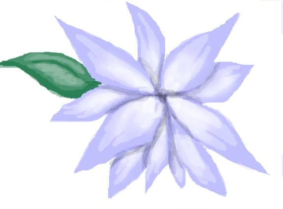...a flower...