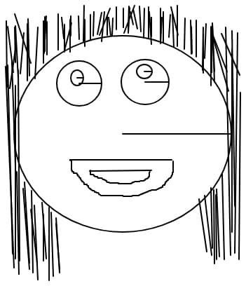 Un emoticon vesel