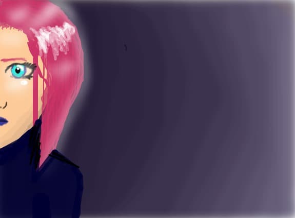 a girl pink