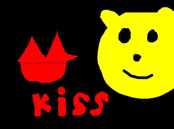 emoticons and kiss