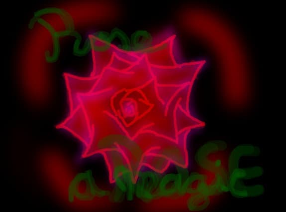 a magic rose(pt concursul lui ioana_eu_i..)