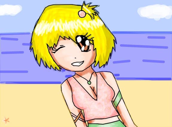 anime summer girl