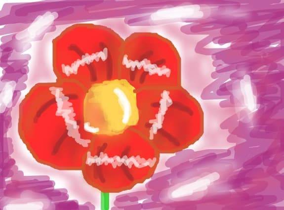 o floare