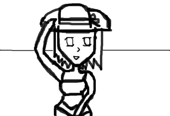 anime girl la plaja.....