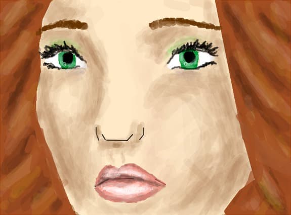 portret (pe foaie iesea de vreo 4 ori mai real)