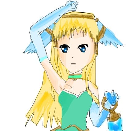 anime girl elf..a iesit najpa T0T