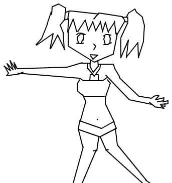 anime girl neterminat