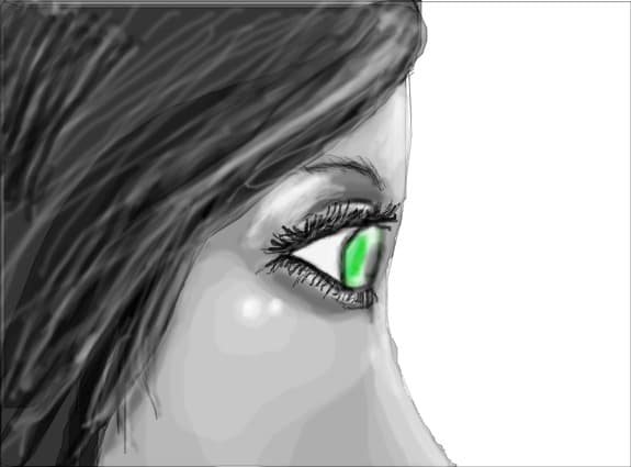 ...green eye...