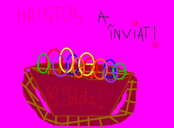 ,,E Paste !\'\', ,,HRISTOS a inviat !\'\'