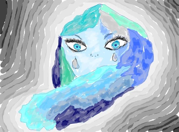 Desen 7993 modificat:sirena cea trista
