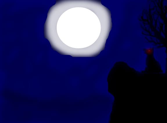 Wolf at the Moon