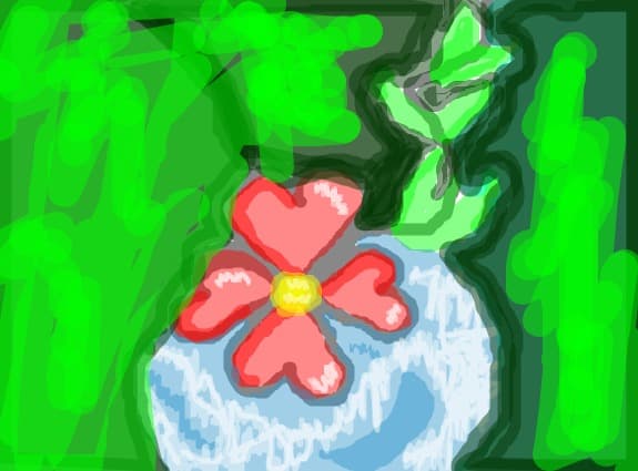 o floare
