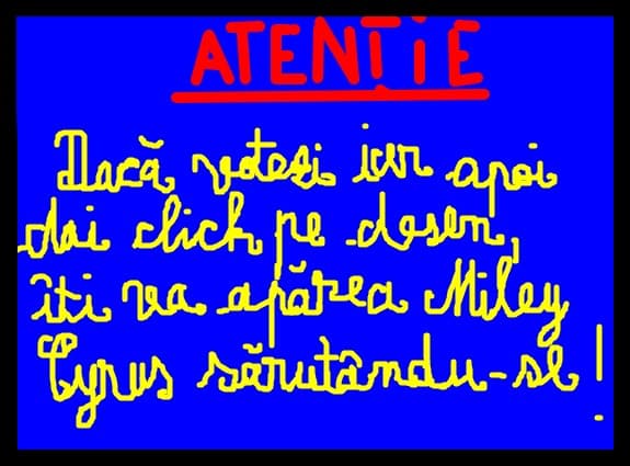 ATENTIE !